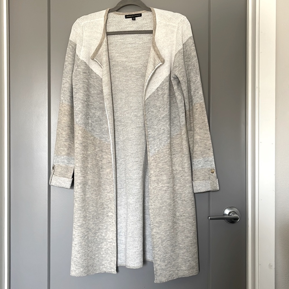 ADRIENNE VITTADINI knit open front cardigan (size small/medium)